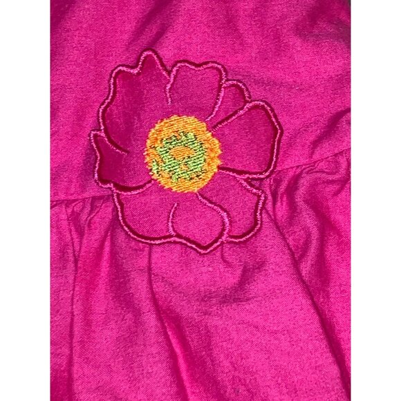 Blueberi Boulevard Girls' Floral Pink Dress Size 5 - Picture 7 of 12